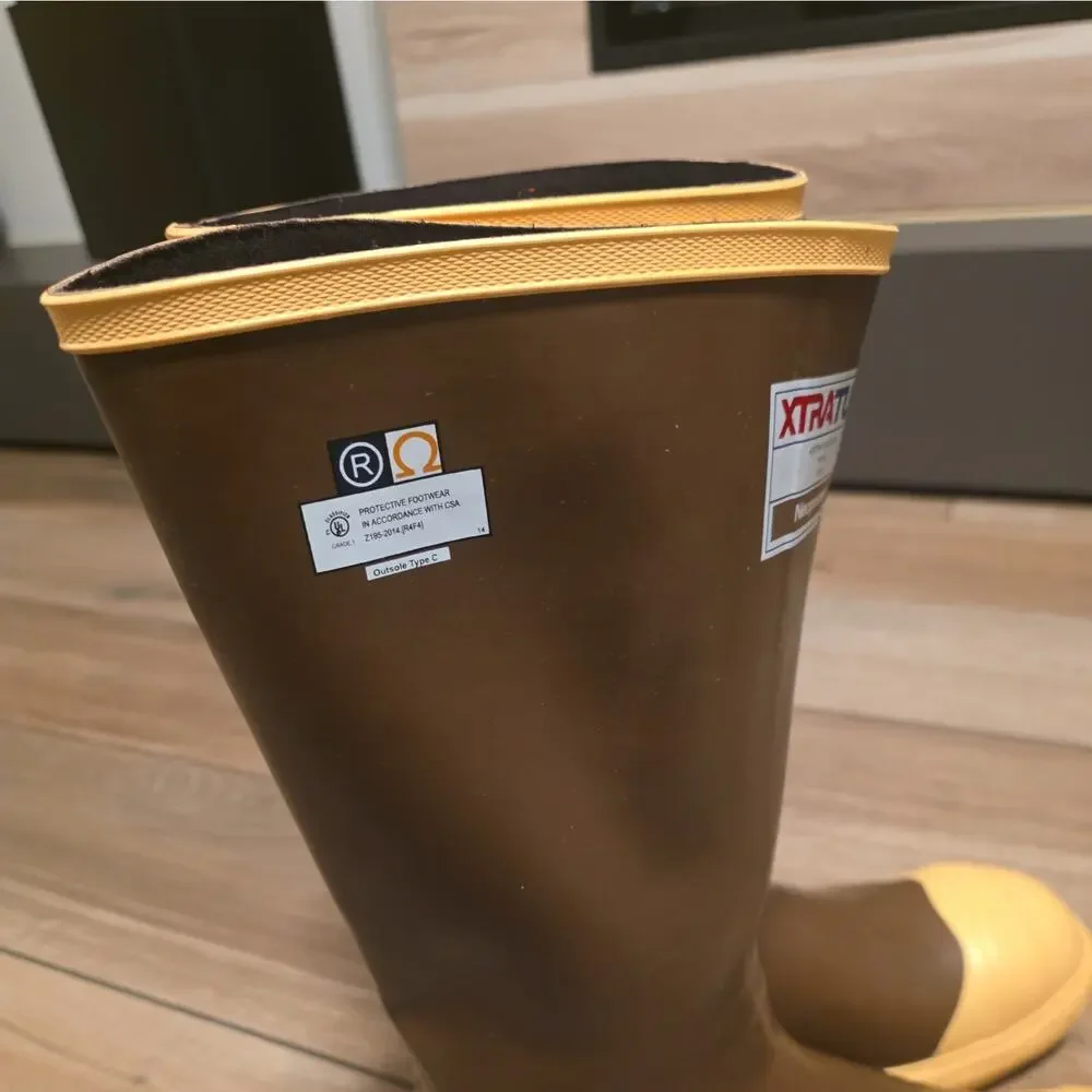 XTRATUF Brown Tan Steel Toe Legacy Boot Waterproof 15” Work Boot Men’s Size 6